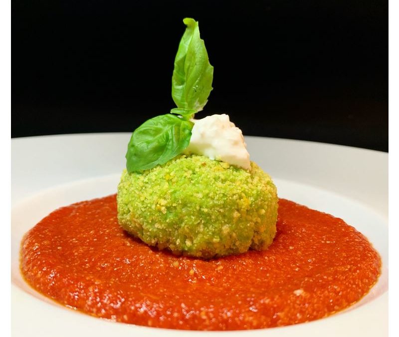 polpette di piselli